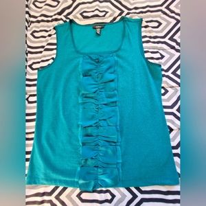 Holiday sleeveless top by Alfani size large